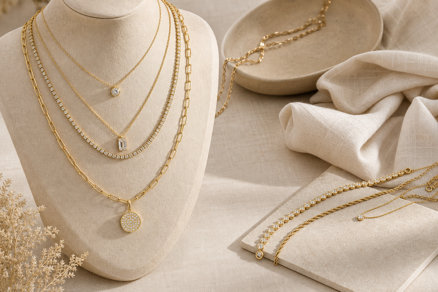 How to Layer Necklaces Like a Stylist