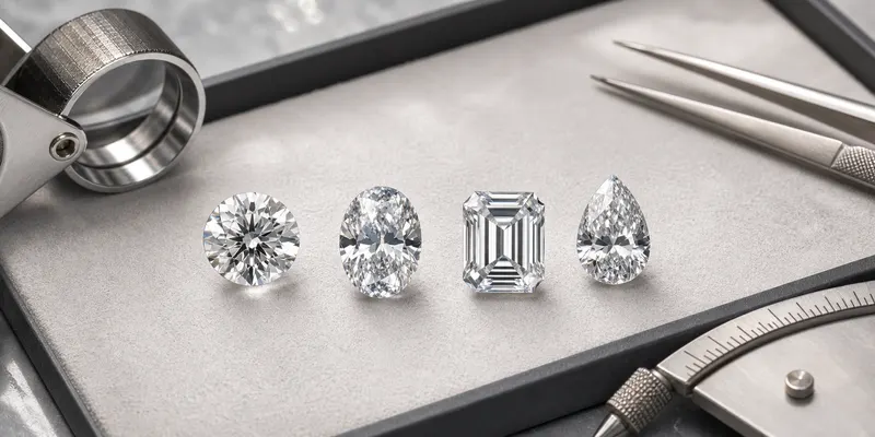 Diamond Shapes Explained: Round, Oval, Emerald, and Pear