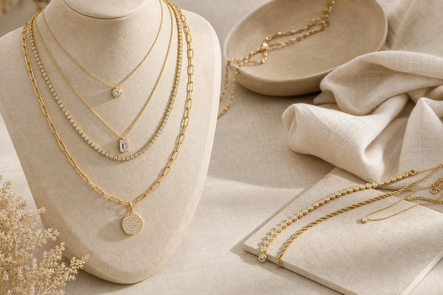 How to Layer Necklaces Like a Stylist
